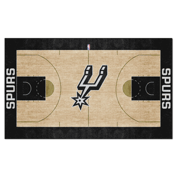 San Antonio Spurs 6 ft. x 10 ft. Plush Area Rug