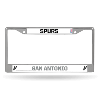 San Antonio Spurs Standard Chrome Frame with Plastic Inserts 12