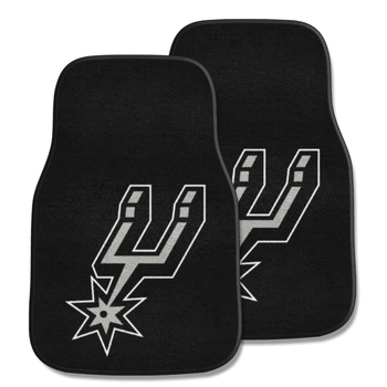San Antonio Spurs Front Carpet Car Mat Set - 2 Pieces