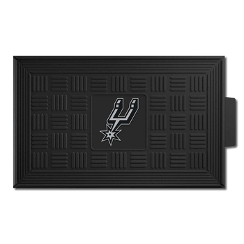 San Antonio Spurs Heavy Duty Vinyl Medallion Door Mat - 19.5in. x 31in.