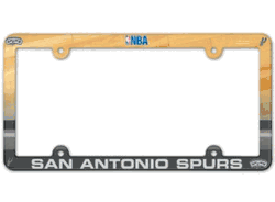 San Antonio Spurs License Plate Frame - Full Color