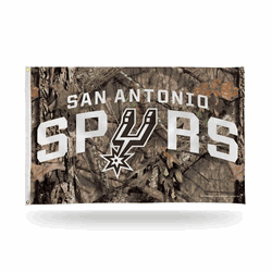 San Antonio Spurs / Mossy Oak Camo Break-Up Banner Flag
