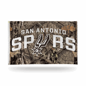 San Antonio Spurs / Mossy Oak Camo Break-Up Banner Flag