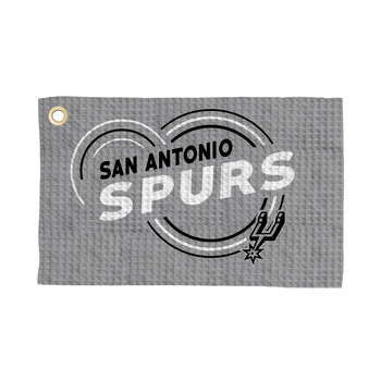 San Antonio Spurs NBA Droplets Waffle Fan Towel 16x25 inches