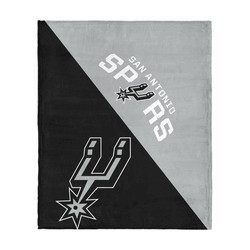 San Antonio Spurs NBA Halftone Silk Touch Throw Blanket 46x60 inches