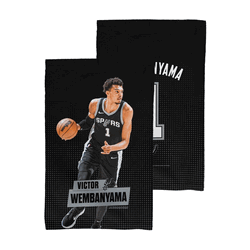 San Antonio Spurs NBA Victor Wembanyama Fan Towel 16x25 inches