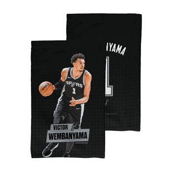San Antonio Spurs NBA Victor Wembanyama Fan Towel 16x25 inches