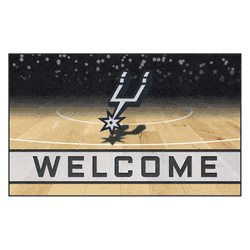 San Antonio Spurs Rubber Door Mat - 18in. x 30in.