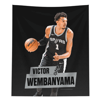 San Antonio Spurs Victor Wembanyama NBA Wall Hanging 50x60 Inches