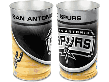 San Antonio Spurs Wastebasket 15 Inch