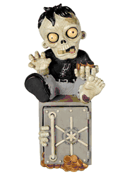 San Antonio Spurs Zombie Figurine Bank CO