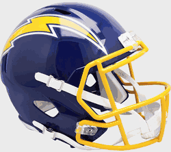 San Diego Chargers 1974 to 1987 Speed Replica Full Size Throwback Helmet