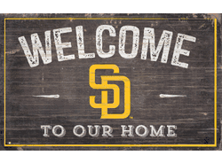 San Diego Padres 11x19 Welcome to our Home Sign