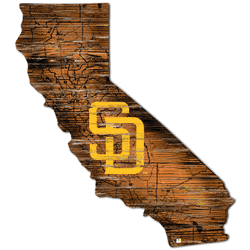 San Diego Padres 12" Mini Roadmap State Sign