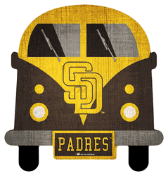 San Diego Padres 12" Team Bus Sign