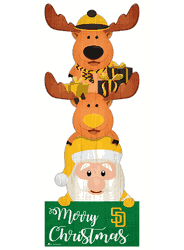 San Diego Padres 31" Santa Stack Leaner