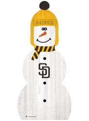 San Diego Padres 31" Snowman Leaner