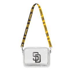 San Diego Padres 3D Logo Clear Fanny Fan Purse