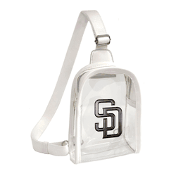 San Diego Padres 3D Logo Clear Mini Sling
