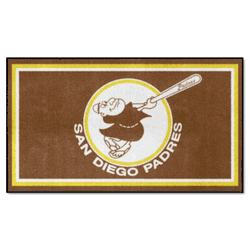 San Diego Padres 3ft. x 5ft. Plush Area Rug - Retro Collection