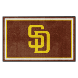 San Diego Padres 4ft. x 6ft. Plush Area Rug
