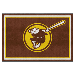 San Diego Padres 5ft. x 8 ft. Plush Area Rug