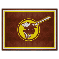 San Diego Padres 8ft. x 10 ft. Plush Area Rug