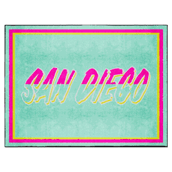 San Diego Padres 8ft. x 10 ft. Plush Area Rug