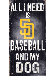 San Diego Padres Baseball and My Dog Sign