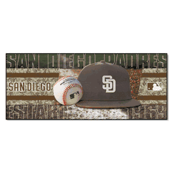 San Diego Padres Baseball Runner Rug - 30in. x 72in.