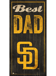 San Diego Padres Best Dad 6x12 Sign
