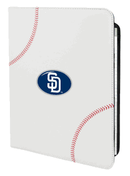 San Diego Padres Classic Baseball Portfolio - 8.5 in x 11 in
