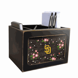 San Diego Padres Floral Desktop Organizer