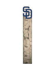San Diego Padres Growth Chart Sign 6x36