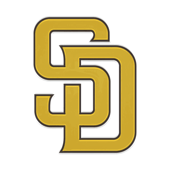 San Diego Padres Heavy Duty Aluminum Embossed Color Emblem