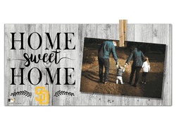 San Diego Padres Home Sweet Home Clothespin 6x12