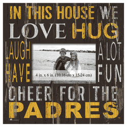 San Diego Padres In this House 10x10 Frame