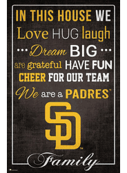 San Diego Padres In This House 17x26