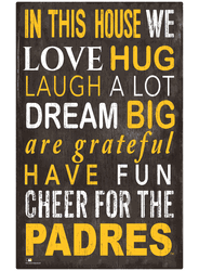 San Diego Padres In This House Sign