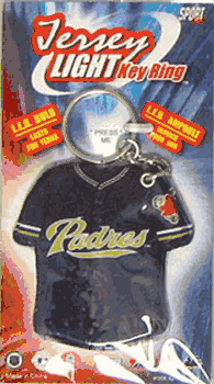 San Diego Padres Keychain Jersey Keylight CO