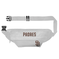San Diego Padres Large Fanny Pack WHITE