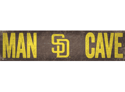 San Diego Padres Man Cave 6x24 Sign