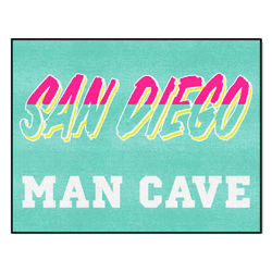 San Diego Padres Man Cave All-Star Rug - 34 in. x 42.5 in.