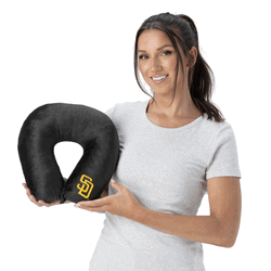 San Diego Padres MLB Black Neck Pillow