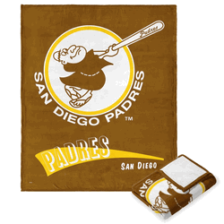 San Diego Padres MLB CC Throwback Silk Touch Throw Blanket