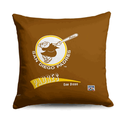 San Diego Padres MLB CC Throwback Throw Pillow