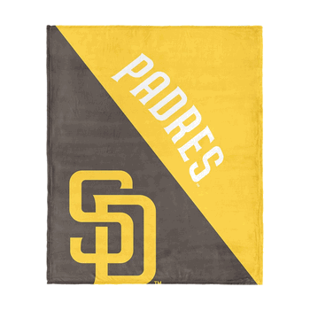 San Diego Padres MLB Halftone Silk Touch Throw Blanket 46x60 inches
