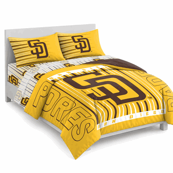 San Diego Padres Momentum Bed In A Bag Queen