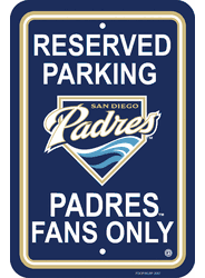 San Diego Padres Parking Sign