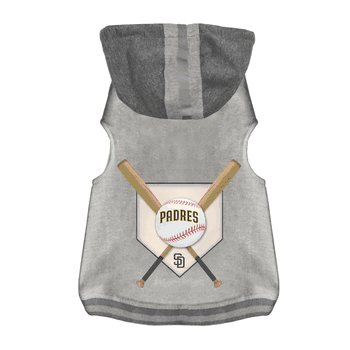 San Diego Padres Pet Hooded Crewneck Type  - Medium